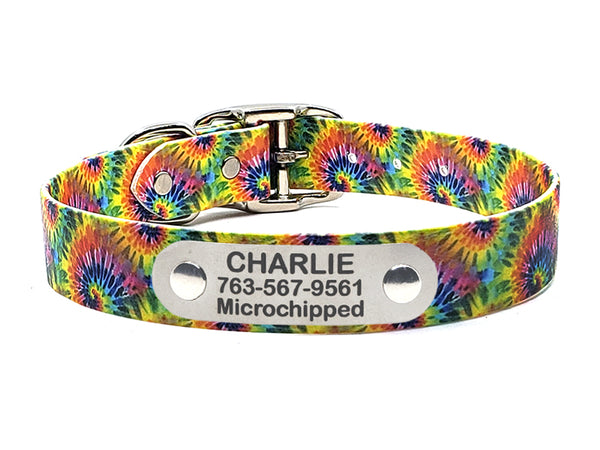 Tie Dye Classic No-Stink No-Stink Waterproof Collar