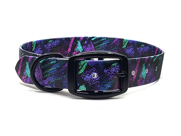 Watercolor Brushstrokes No-Stink Waterproof Collar