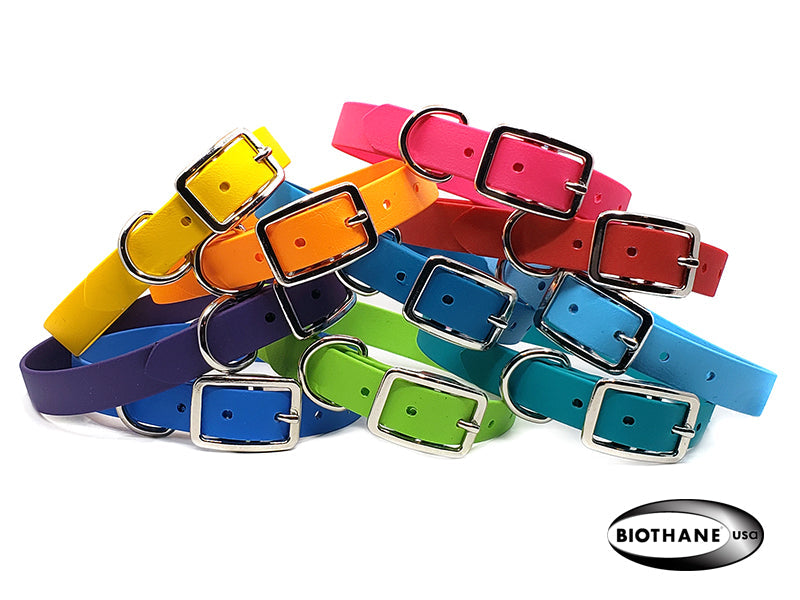 COYOTE BROWN Biothane No-Stink Waterproof Collar