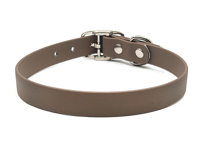 COYOTE BROWN Biothane No-Stink Waterproof Collar