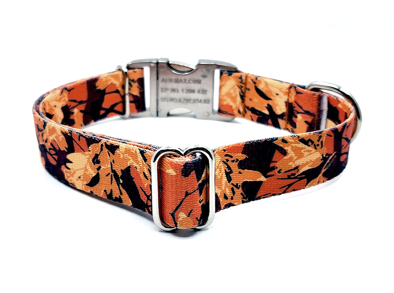 ORANGE SUNSET CAMO | DOG COLLAR