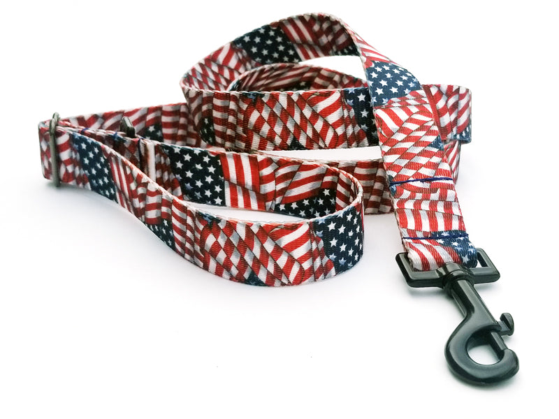Patriotic Tribute Polyester Webbing Adjustable Handle Leash